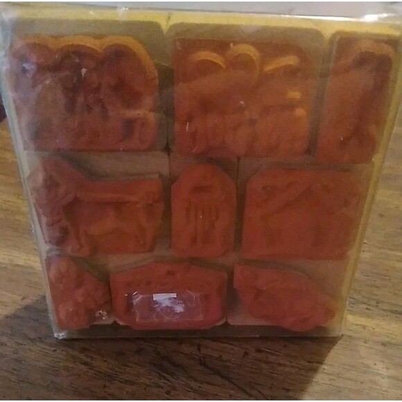 I Love My Dog Set of 9  by Hero Arts Rubber Stamp Wood Mounting - Picture 2 of 2